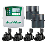 Kit Riego Automatico Rain Bird 4 Zonas 20 Toberas Hidropilar
