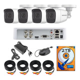 Kit Circuito Cerrado 4 1080p Epcom Audio Metal 2tb