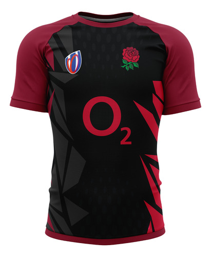 Camiseta De Rugby Picton Inglaterra Mundial 2023 Reforzada