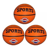 Set De 3 Balones De Basquetbol Baloncesto Numero 7