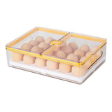 Caja Para Huevos De Cocina Con Tapa, Refrigerador, Almacenam