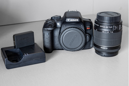 Canon Eos Rebel Kit T6i + Lente 18-55mm Is Stm + Caixa E Nf