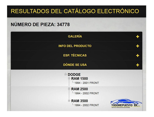 Amortiguador Delantero Ford F250 F350 Super Duty 4x4 05-17 Foto 2