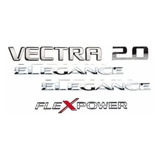 Kit Emblema Vectra 2.0 Elegance Flexpower 5 Peças 2007 Acima