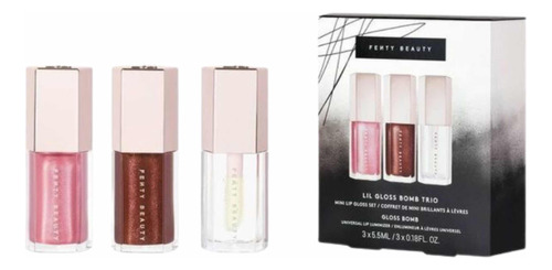 Fenty Beauty Gloss Bomb Trio Mini Lip Gloss Ed Especial 3pz