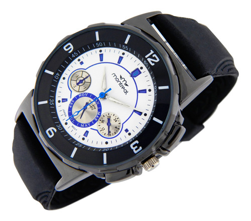 Reloj Montreal Hombre Ml815 Malla De Silicona