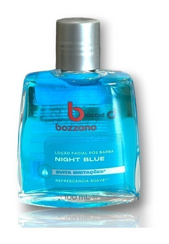 Loção Facial Pós Barba Bozzano Night Blue 100ml - 1unid