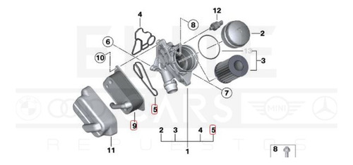 Enfriador De Aceite Para Bmw Z4 E85 2.5i N52 Foto 3