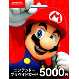 Cartão Nintendo Eshop Japonesa 5000 Ienes - Eshop Japão