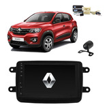 Multimídia Kwid -mp8 + Moldura + Câmera + Tv + Interface P&p