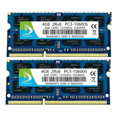 Memoria RAM Gamer DDR3 2x4GB 8GB 1333MHz Sodimm Para Computadora Portátil D Duomeiqi Laptop DDR3L 10600S | Envío gratis