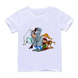 Remera Blanca Adultos Inspector Gadget R74