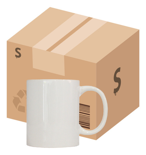 84 Taza De 11oz Blanca Triple A Para Sublimar Sublimacion