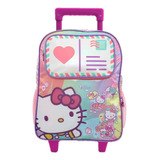 Mochila Hello Kitty Primaria Con Carrito Vs2470
