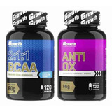 Bcaa 120 Caps + Anti-ox Antioxidante 120 Caps Growth