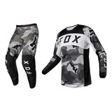 Conjunto Fox Jersey Y Pant Bnkr 180 Para Motocross / Enduro