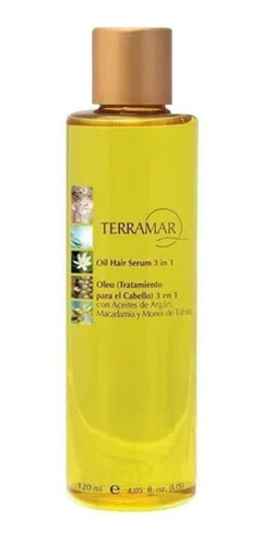 Terramar Óleo Tratamiento 3 En 1 Con Argan Y Macadamia 120ml