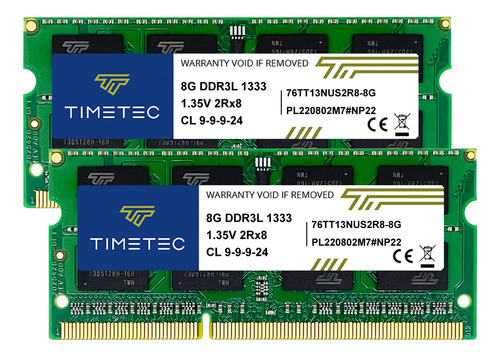 Timetec Hynix Ic Ddr3 1333mhz Pc3-10600 Sin Bufer Ecc 1.5v C