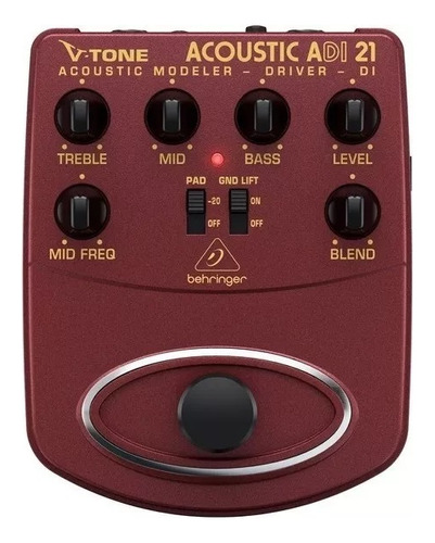 Pedal Behringer Adi21 V-tone Acoustic Driver Di - Novo!