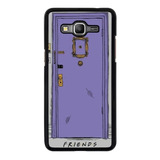 Funda Protector Para Samsung Galaxy Friends Puerta Morada