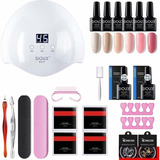 Manicura Set De Uñas De Acrílico Uv Led Lámpara De Gel Es