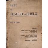 Libro Arte Del Testigo En Duelo.