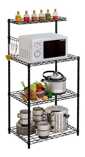 Rack Organizador Para Cocina Microondas Alacena Despensa