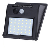 Foco Solar 30 Led Con Sensor De Movimiento Para Exterior