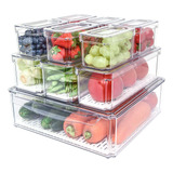 Pomeat - Paquete De 10 Organizadores Para Refrigerador,