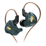 Auriculares Kz Edx Return Sin Micrófono Ac2505, Color Verde