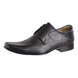 Sapato Social  De Amarrar Linha Conforto  303 Preto