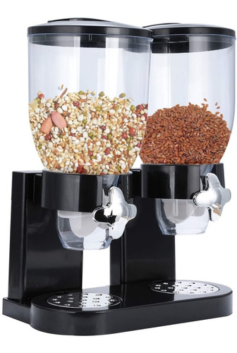 Dispenser De Cereales Doble Alimento Dosificador Cerealero 