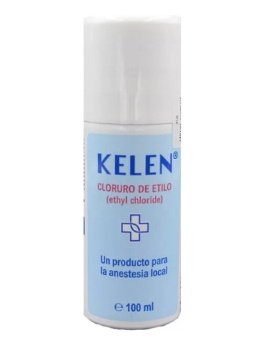 Kelen Cloruro De Etilo Spray 100ml Anestesia Local