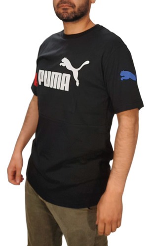 Remera Puma Power Colorblock Moda Ngo Lt/bca Hombre