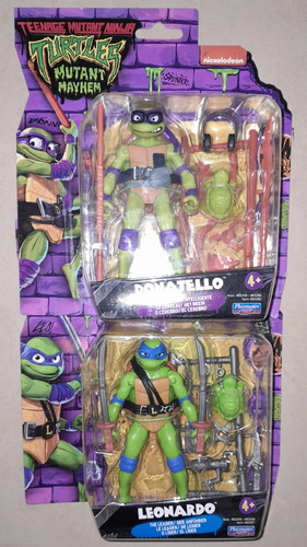 J104 Tortugas Ninja Nickelodeon Leonardo Donatello 