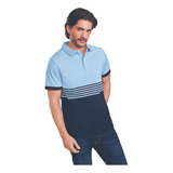 Playera Hombre Tipo Polo Multicolor 910-32