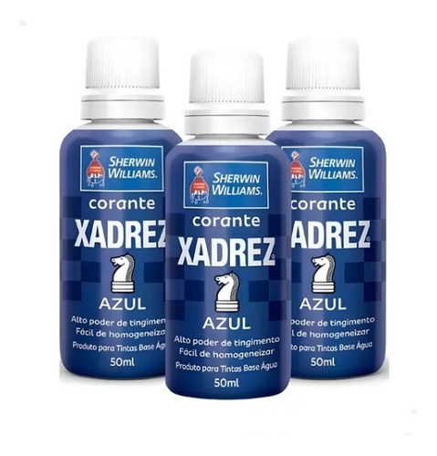 Corante Para Tintas Pigmento Varias Cores Parede Xadrez 50ml