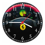 Relógio De Parede Carros Ferrari Quartz