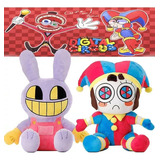 2pcs Para Juguetes De Peluche Circo Digital Payaso Conejo Color Rabbit+clown