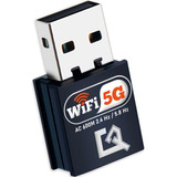 Adaptador Wifi Usb 5g Tarjeta Red Pc Ac 600 Doble Banda Dual