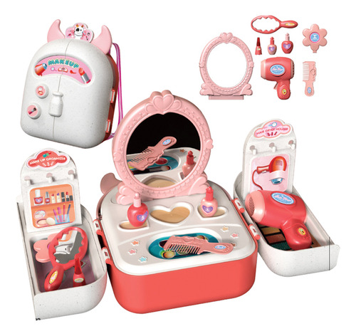 Set De Maquillaje Infantil En Mochila Con Mesa De Juego.es