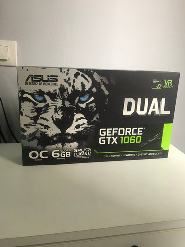 Placa De Vídeo Gtx 1060 Dual-gtx1060-o6g Oc Edition 6gb