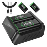 Batería Recargable Para Mando Xbox One/s/x/elite, 2x2600mah 