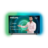 Smart Tv Philips 75 Cinza Ambilight Led 4k 75pug7906/78