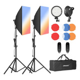 Emart Kit De Iluminacion Softbox, Kit De Iluminacion Profesi