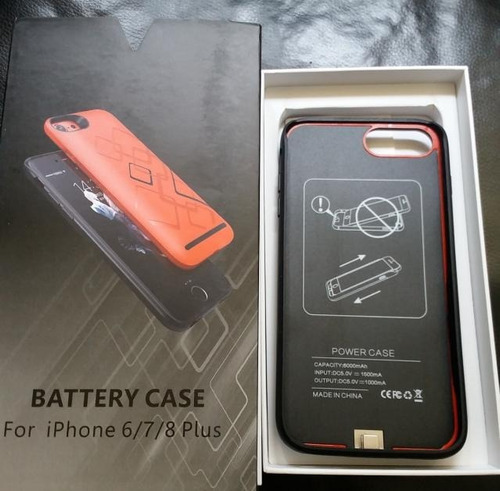 Carcasa Con Batería Externa Para iPhone 6 Plus 6sp  7p Y 8p