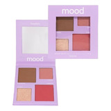 Paleta De Blush Contorno Iluminador Mood Ruby Rose Promoção