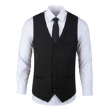 Kit Colete Social Masculino + Camisa Branca + Gravata Luxo