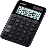 Calculadora Casio Ms-20uc-bk Calculo Impuestos Solar Negro