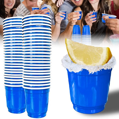 50 Vaso Shot Desechable Tequilero Azul Fiestas Beerpong 60ml | Meses sin interés